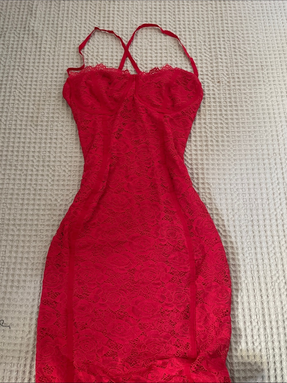 sexy red dress